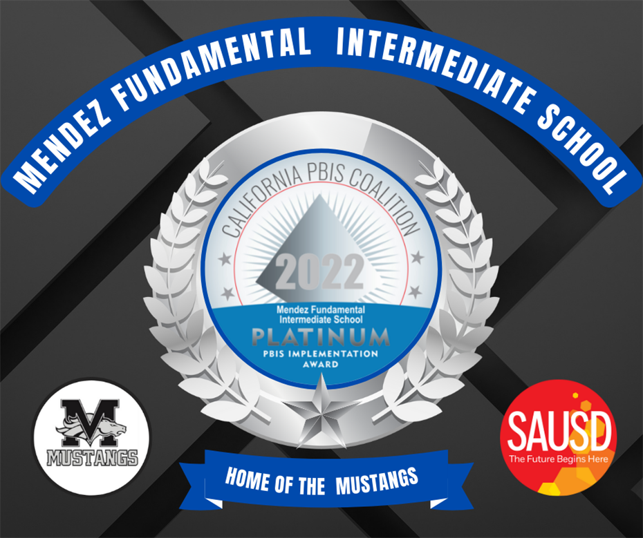  Mendez FIS PBIS Platinum Award 